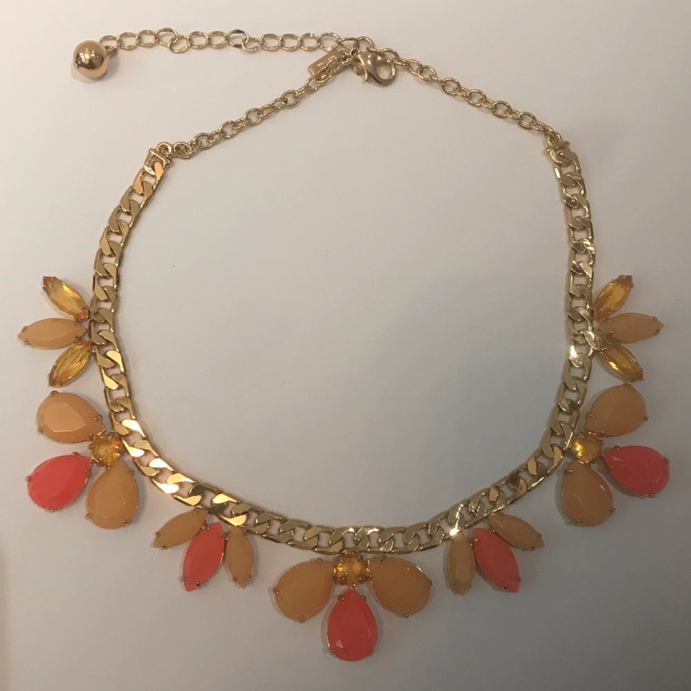 Kate Spade New York Gardens of Paris Frontal Necklace Pink/Multi